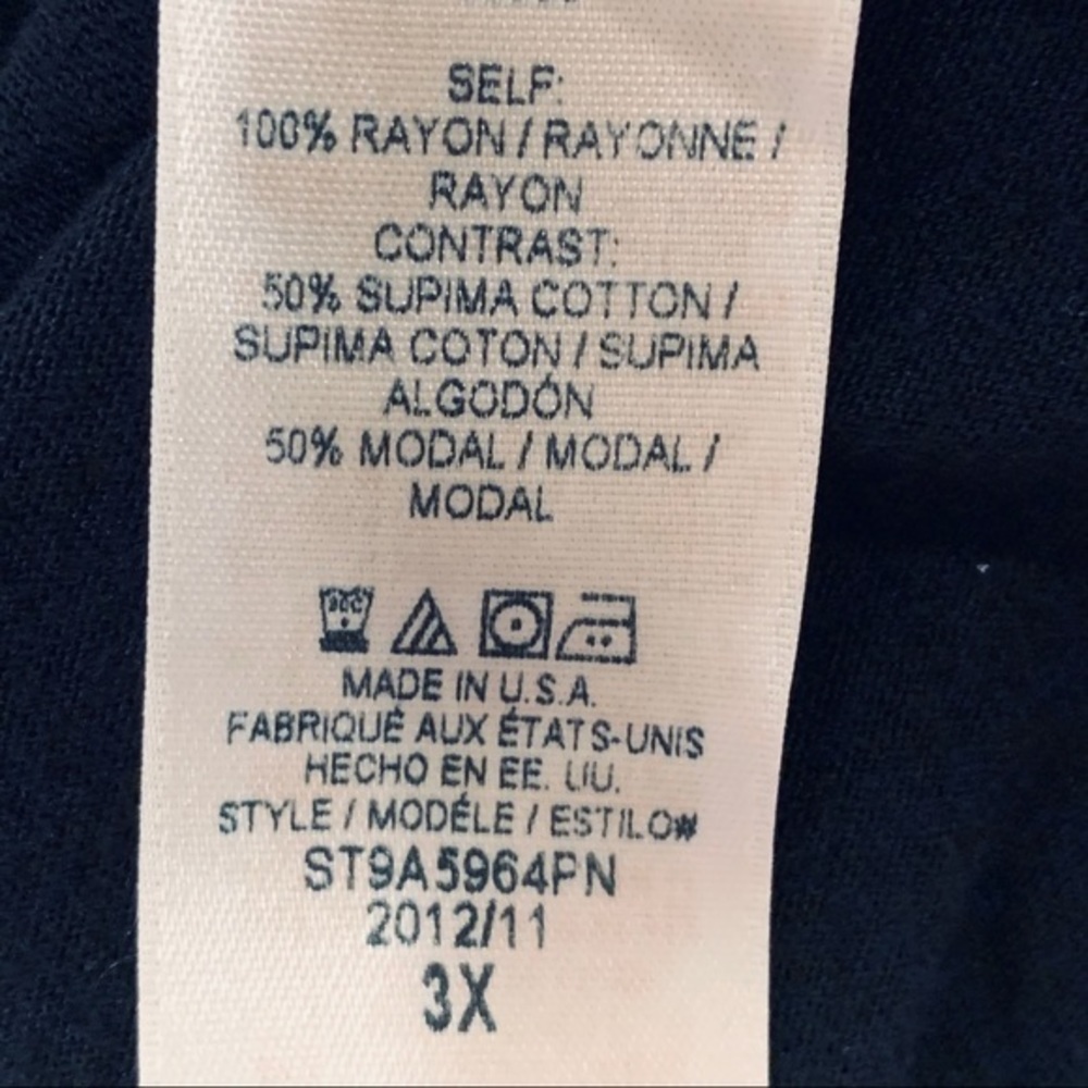 Splendid Black Pullover Collared Tunic/Blouse - image 7